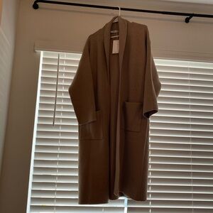 Long brown coat/sweater